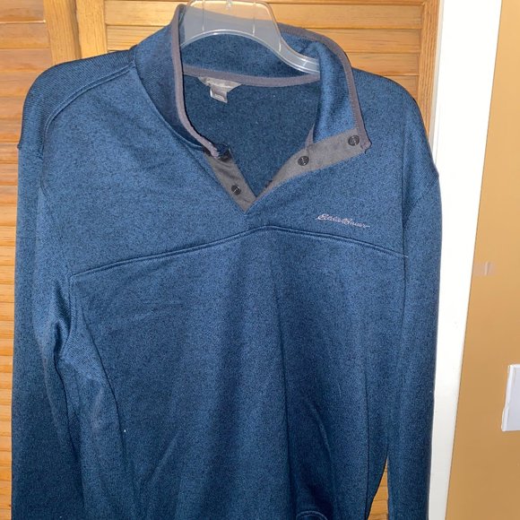 Eddie Bauer - Men's Dark Blue Fleece - XXL